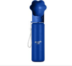 Stainless Steel Dog Travel Water Bottle, Vacuum Insulated Portable Dog Water Dispenser, Large Bottle with Drink Cup On The Go, Outdoor Walking, Hiking, Travel (Cobalt, 22oz)