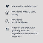 Amazon Basics Chopped Ground Dinner Wet Dog Food Variety Pack, Chicken and Rice Flavor and Chopped Dinner with Chicken, Made with Natural Ingredients, 13.2oz Cans (Pack of 12)