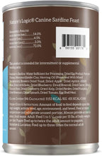 Nature's Logic Grain-Free Canned Dog Food - 90% Animal Proteins - 100% Natural Wet Dog Food Cans - No Common Allergens - All Life Stages - Ideal for Sensitive Dogs - Sardine, 12/13.2oz
