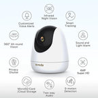 Tenda 2.5K Security Camera Indoor,4 MP Pet/Baby Cameras for Home Security, 2-Way Audio, Human/Pet/Baby Crying Detection, Night Vision, Plug-in WiFi Camera for Inside House (CP7)