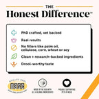 Pet Honesty Allergy Support Fresh Dental Sticks - Dental Treats for Dogs - Dental Dog Chews - Immune Health + Allergy Support for Dogs - Freshen Dog Breath, Reduce Plaque + Tartar - 30 Sticks