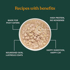 Made by Nacho Minced Cage-Free Chicken and Salmon in Bone Broth Cups, Enriched with Vitamins and Prebiotics, Variety Pack, 10 Cups, 2.5 oz