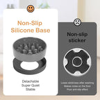 Sted Ceramic Slow Feeder Dog Bowls with Silicone Base, Slow Feeding Dog Bowl Small Medium Breed, Dog Food Bowls for Fast Eaters, Slow Down Eating, Puzzle Dog Food Bowl, Maze Grey