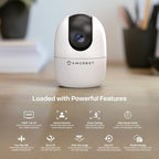 Amcrest 1080P WiFi Camera Indoor, Nanny Cam, Dog Camera, Sound & Baby Monitor, Human & Pet Detection, Motion-Tracking, Phone App, Pan/Tilt Wireless IP Camera, Night Vision, Smart Home ASH21-W