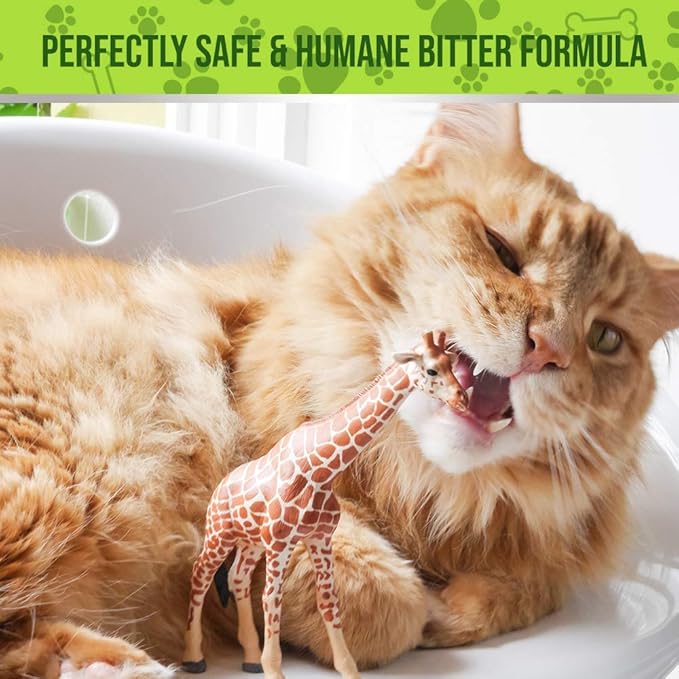 Anti Chew, Bitter Spray for Dogs and Cats-16 Oz, Extreme Taste-Stops Furniture Pet Chewing, Biting, Licking-Alcohol Free Deterrent/ Repellant -Made in USA, For Puppy, Kitten Training Aid