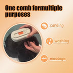 Steam Brush for Cats Dog Steam Brush,3 in 1 Pet Grooming Comb for Shedding,1PCS