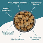Steve's Real Food Freeze-Dried Raw Nuggets - White Fish Recipe - Raw Pet Food for Dogs and Cats - 20 oz