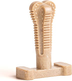 Bullibone SuperBrush: Dog Teeth Cleaning Brushing Toothbrush Stick - Long Lasting Nylon Apple Cinnamon Chew Toy for Oral Care and Dental Health