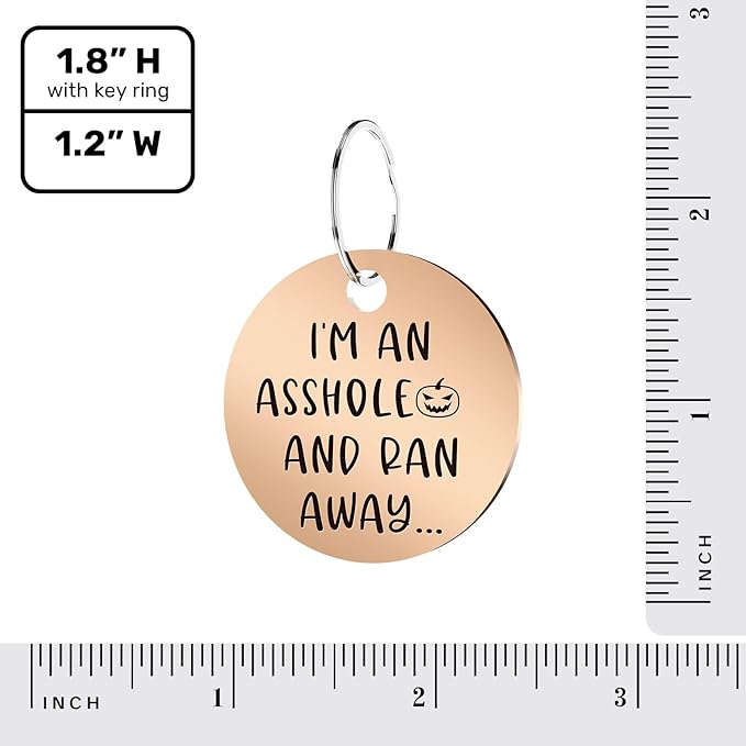 MYLUCKYTAG QR Code Stainless Steel Pet ID Tag - Personalized Online Profile, Location Alert Email, Digital ID, Durable Dog Collar Tag, Engraved