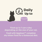 Applaws Natural Wet Kitten Food, Limited Ingredient, Grain-Free, Protein with No Artificial Additives, Chicken Breast in Broth (6 x 2.47oz Cans)