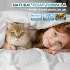 Effective Cat Deterrent Spray, Natural Cat Repellent Indoor Outdoor, Safe Cats Scratch Deterrent for Furniture, Cats Spray Deterrents for Urine Marking in House, 3.38 FL Oz (3)