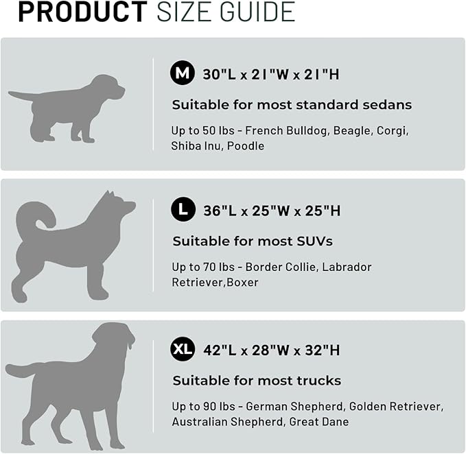 36 Inch Collapsible Dog Crate for Large Dogs - Portable Dog Travel Crate Soft Sided with Breathable Mesh Windows, Foldable Dog Kennel for Indoor and Outdoor, Grey