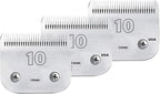 3 Pack 10 Blade Dog Grooming Compatible with Andis,Wahl/Oster Dog Clippers