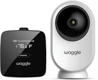 Waggle RV/Dog Temperature Monitor (GPS) & Pet Camera Bundle for RVs - Portable WiFi Cam (128GB) with Motion Alert & Remote Access | Watch Pets While Travelling