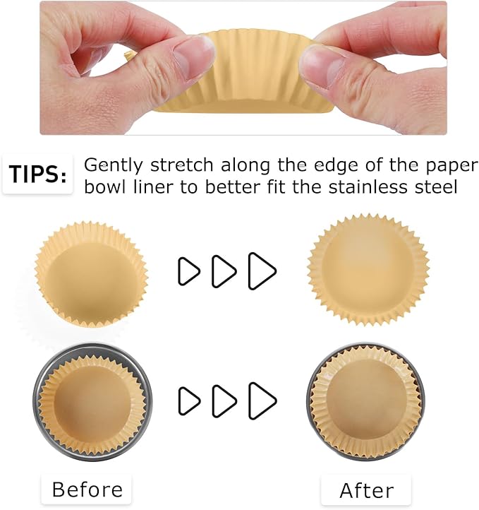 Disposable Cat Food Bowl Set (300 Pcs Small Paper Bowls + 2 Pcs Stainless Steel Pet Bowls) Dog Disposable Bowls Disposable Cat Plates for Wet Food Pet Food Bowl for Pet Feeding Station(Khaki Brown)