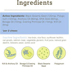 Herbsmith Glimmer - Dog Healthy Skin and Coat + Dog Treatment for Dry Itchy Skin - Omega-3 Supplement for Dogs - 60ct Small Chews