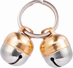 Beau's Bells 2 Extra Loud Cat & Dog Bells | Pet Tracker | Save Birds & Wildlife | Luxury Handmade Copper (Medium)