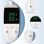 Pet Heating Pad, Dog Heating Pad, Waterproof Adjustable Temperature Indoor Cat Heating Pad with Timer, 86℉-140℉ Easy to Clean Heating Pad, Cloth Cover Included - 13.77" x 19.68" Small