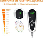 Pet Heating Pad for Dogs Cat Heating Pad with Timer,Temperature Adjustable Electric Heated Cat Dog Bed Waterproof Heated Pet Bed Mat Cat Warming Pad (Large: 32" x 20")