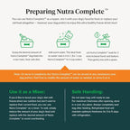 ULTIMATE PET NUTRITION Nutra Complete Freeze Dried Raw Dog Food, Veterinarian Formulated with Antioxidants, Prebiotics & Amino Acids (5 Ounce, Pork)