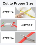 Joytale Light Up Dog Collar, Rechargeable Rainproof LED Collar for Night Walking Safety, Soft Silicone Glow in The Dark, Suitable for Small Medium Large Dogs, Red