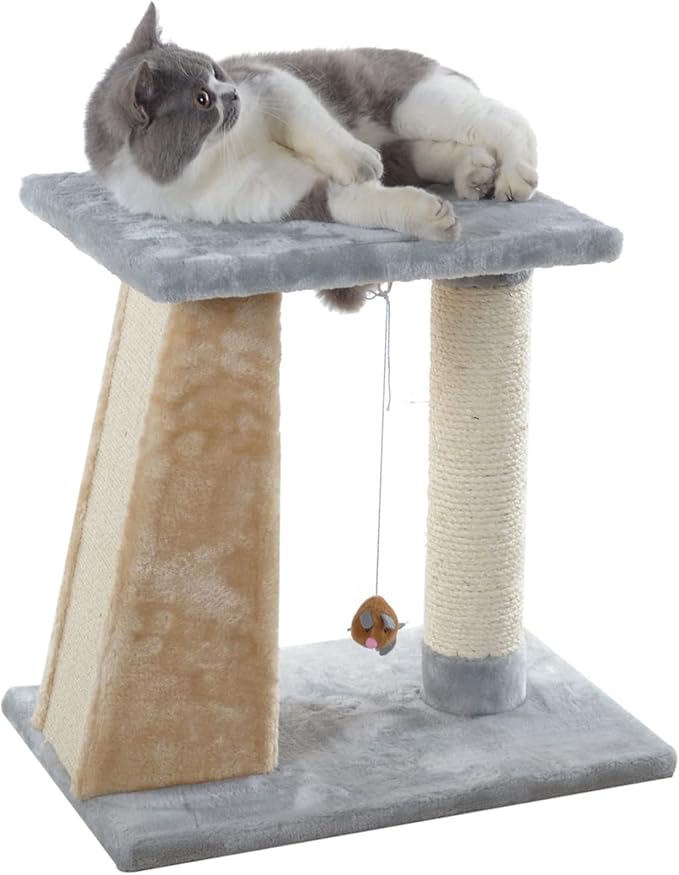 Aeromark Cat Scratcher,Silver Gray,20"(L) X14(W) X20(H),X2001
