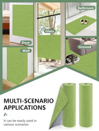 Cat Scratch Couch Furniture Protector, Adhesive Cat Scratch Pad Deterrent for Furniture, DIY Climbing Cat Scratcher Couch Protector from Cat Claws Scratching for Indoor (Green, 78.7x15.8Inch)