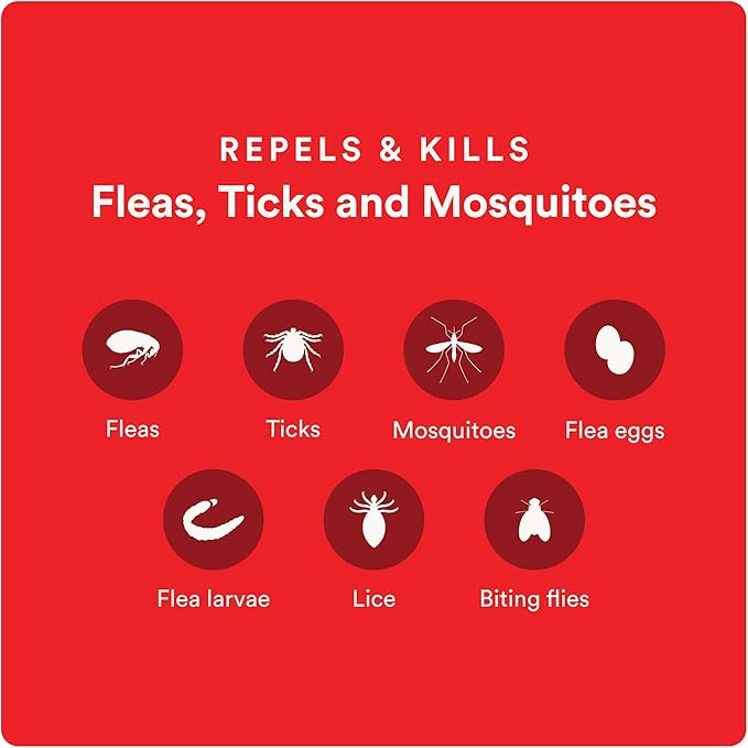 Advecta Ultra Flea and Tick Prevention for Dogs - Small Dog Flea and Tick Treatment & Control - Mosquito Repellent - Fast Acting Waterproof Topical Drops, 6 Month Supply