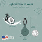 Dog ID Tag with QR Code & NFC, Silent Silicone Dog Name Tags Personalized for Pets- Scan QR for Instant Location Alert, Emergency Contact and Modifiable Pet Profile (Green)