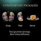 Sheba Perfect Portions Wet Cat Food Pate Savory Chicken, Roasted Turkey, with Sustainable Salmon, and Tender Whitefish & Tuna Variety Pack, 2.6 oz. Twin-Pack Trays (48 Count, 96 Servings)