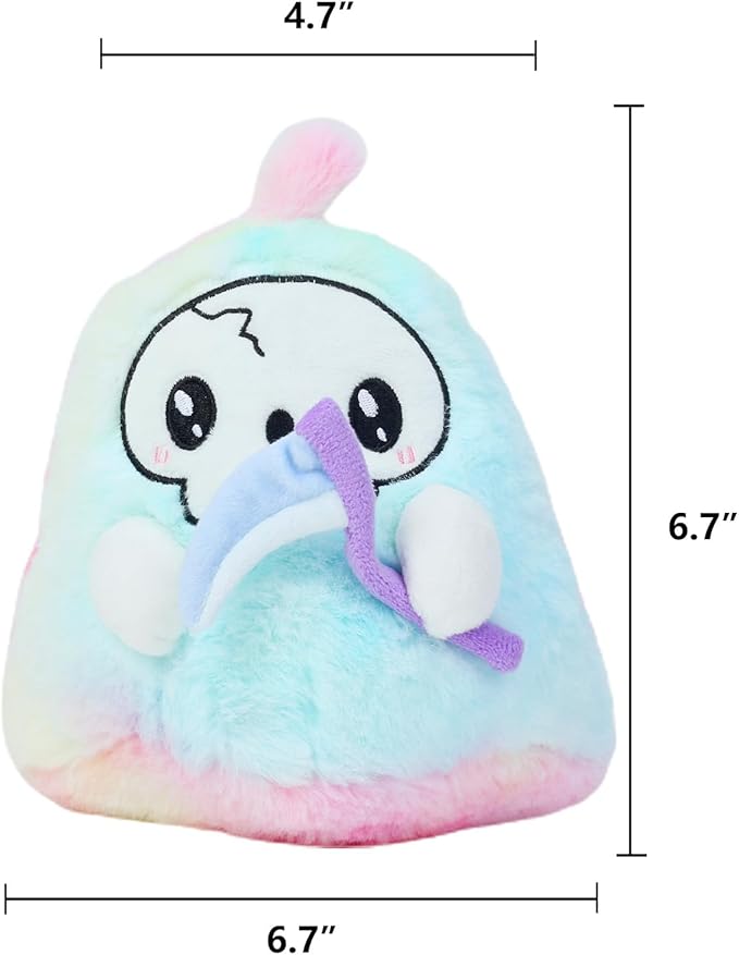 DODODOLA Dog Toys Puppy Toys Cute Squeaky Dog Toy with Crinkle Paper Stuffed Plush Halloween Dog Toys for Small Medium Large Dogs