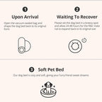 JOLLYVOGUE Calming Dog & Cat Bed for Small Dogs, Anti-Anxiety Donut Cuddler Cozy Soft Round Bed with Anti-Slip Bottom, Fluffy Faux Fur Plush Cushion Beds for Small Medium Dogs, 20"/Smoke Black