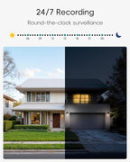 ZUMIMALL Cameras for Home Security 2-Pack (Black) - 2.4G/5G WiFi, Wired Camera for 24/7 Recording | Motion & Noise Detection, Auto Tracking, Cloud & No-Monthly-Fee SD Storage | Works with Alexa Google