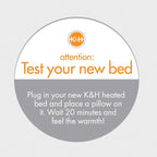 K&H Pet Products Thermo Lookout Pod Indoor Heated Cat Bed for Large Cats, Heated Cat Cave, Thermal Cat Mat Hideaway for Small or Large Cats and Kittens - Classy Gray 22 Inches