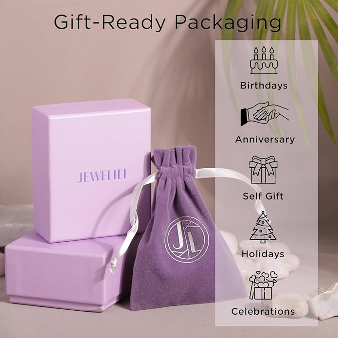 Jewelili Sterling Silver Dancing Dog Paw Pendant Necklace for Women | Treated Black or Blue & Natural White Round Diamonds | 18" Box Chain | Luxury Jewelry Gift for Her | Gift Box Included