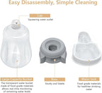 1.58 Gallon Automatic Dog Water Bowl Dispenser, Large Capacity Water Feeder for Cats and Dogs, BPA-Free, 1.58 Gallon Grey