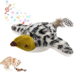 2026 New Interactive Chirping Bird Cat Toy, Flying Bird Cat Toy Stimulating Play for Bored Indoor Kittens Cats (Color-F)