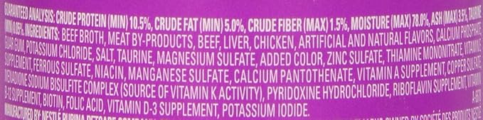 Fancy Feast Gourmet Cat Food Tender Beef & Liver Feast, 3 oz