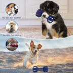 Dog Chew Toys for Aggressive Chewers,Food Grade Non-Toxic Dental Pet Toy,Tough Durable Indestructible Dog Toys for Small Dogs.Blue（8IB-15IB）