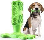 Chew Toy for Dog Toothbrush Stick Dog Toys for Aggressive Chewers Interactive Toys Treats Tough Toy to Keep Them Busy Chew for Small Dogs (Green, L)