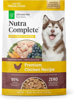 ULTIMATE PET NUTRITION Nutra Complete Freeze Dried Raw Dog Food, Veterinarian Formulated with Antioxidants, Prebiotics & Amino Acids (3 Pound, Chicken)