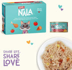 LOVE, NALA - Natural Adult Cat Wet Food - FLAKED Chicken, Sweet Potato, Tomato in Broth - Grain Free, Non-GMO, Digestive Fiber, Vitamins, Minerals - 12 Pack 2.4 lbs.