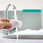 Monsin Cat Water Fountain Filters for Stainless Steel 67oz/2L Adjustable Water Flow Pet Fountain, 4 Pack Pet Replacement Filters with 4 Sponges