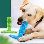 Chew Toy for Dog Toothbrush Stick Dog Toys for Aggressive Chewers Interactive Toys Treats Tough Toy to Keep Them Busy Chew for Small Dogs (Green, L)