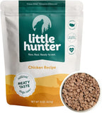 Little Hunter Freeze Dried Fresh Raw Chicken Recipe - Picky Eater-Approved Limited Ingredient Dog Food for All Stages - High Protein, Small Batch, Grain Free, 15 oz