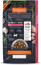 Instinct Raw Boost Indoor Health, Natural Dry Cat Food with Freeze Dried Pieces, Grain Free Recipe - Real Chicken, 5 lb. Bag