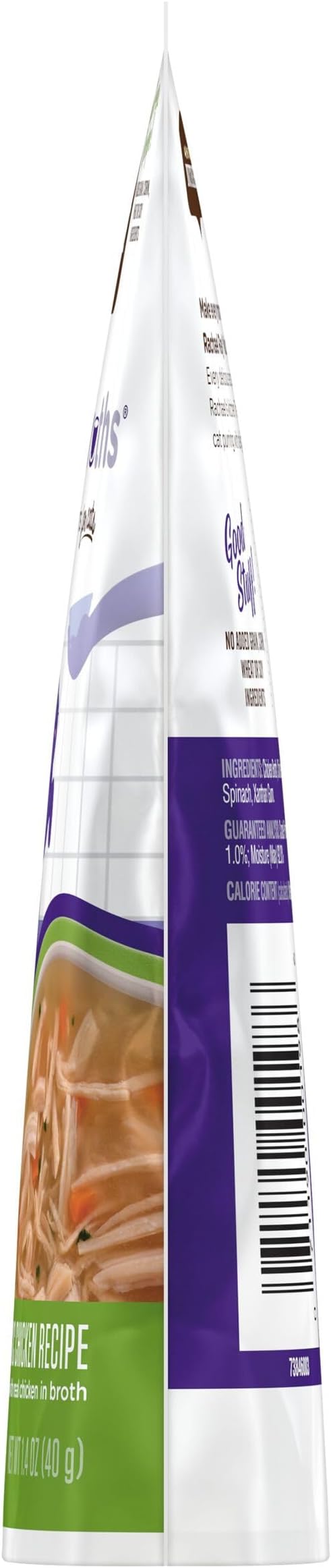 Rachael Ray Nutrish Purrfect Broths Lickable Cat Treats or Topper, Classic Chicken Recipe, Grain Free 1.4 oz. Pouch, 24 Count