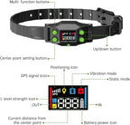 LUCKSKY GPS Wireless Dog Fence, 647 Acres Coverage, No Wire or WiFi Needed, Waterproof Training Collar with Vibration & Static Modes, Easy Setup