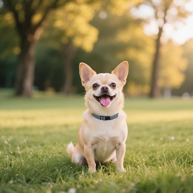 Reflective Dog Collar, Soft Neoprene Padded Nylon Pet Collar with Quick-Release Buckle, No-Choke Design Adjustable for Puppy Dogs,Grey,XS