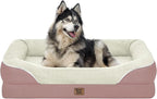Orthopedic Washable Large Dog Bed - Dog Beds Large Sized Dogs with Removable Cover Waterproof Orthopedic Pet Bed XL Dogs Beds with Bolster